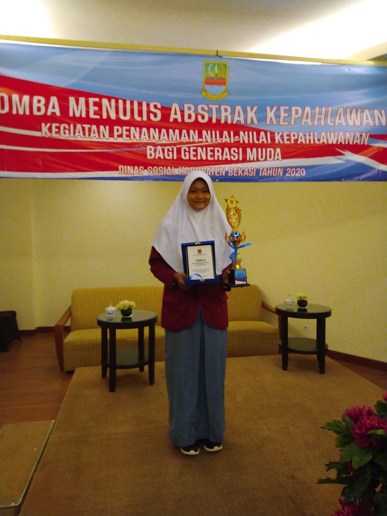 Juara III Lomba Menulis Abstrak Kepahlawanan Jenjang SMA Se-Kabupaten Bekasi