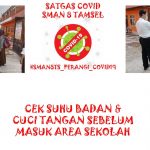 Pencegahan Covid di SMAN 8 Tambun Selatan