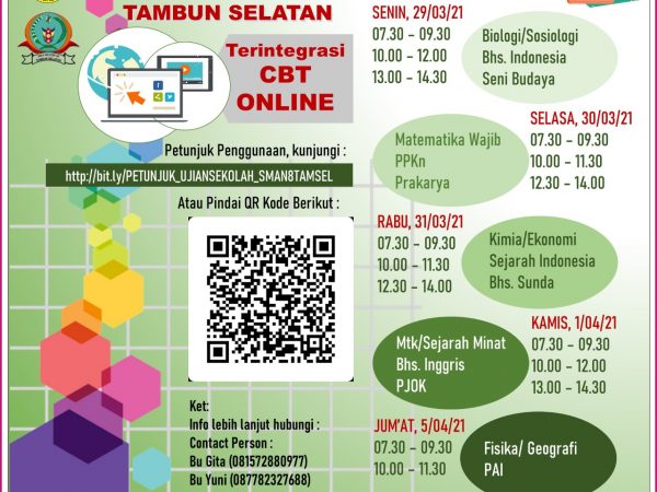 Ujian Sekolah SMA NEGERI 8 TAMBUN SELATAN