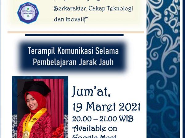 Webinar Guru TERAMPIL KOMUNIKASI SELAMA PEMBELAJARAN JARAK JAUH