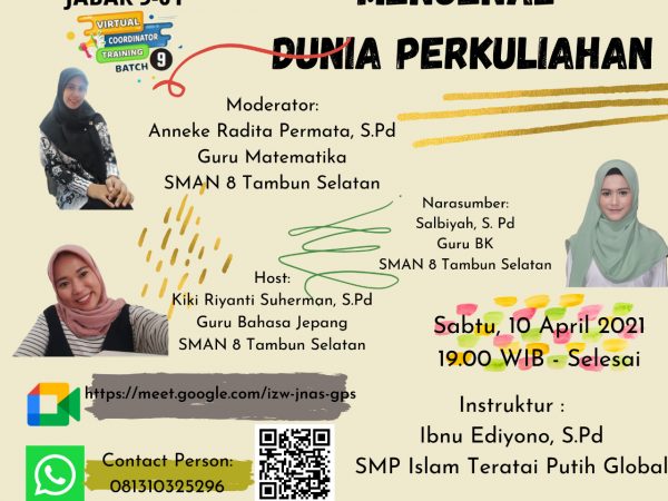Webinar Mengenal Dunia Perkuliahan