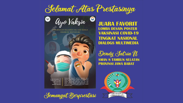 Juara Favorit Lomba Design Poster Vaksinasi COVID-19 tingkat nasional 2021