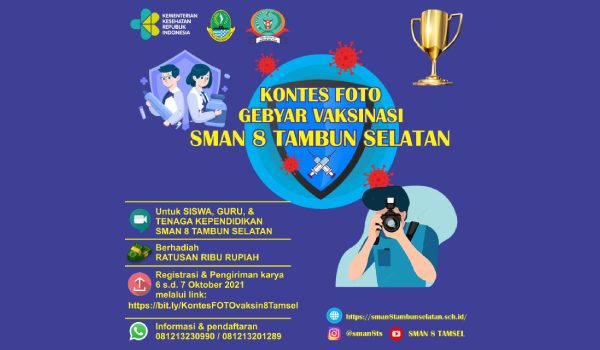 Kontes Foto Gebyar Vaksinasi SMAN 8 Tambun Selatan