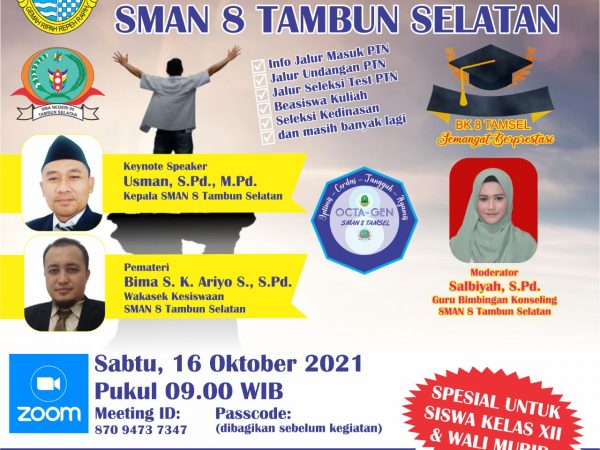 Seminar Pasca Sekolah SMAN 8 Tambun Selatan 2021