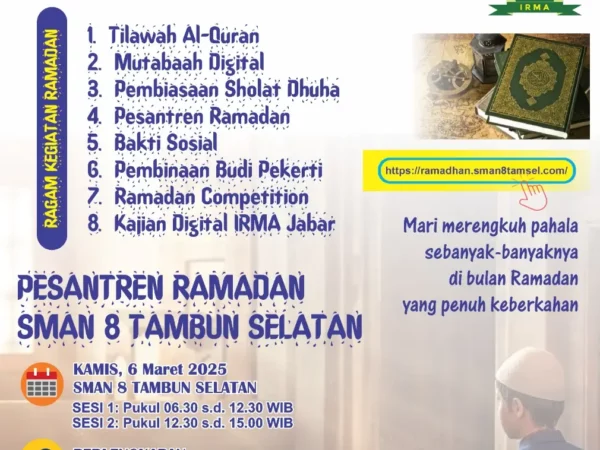 ramadan bersahaja sman8tamsel 2025