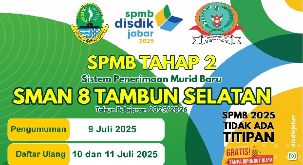 SPMB TAHAP 2 SMAN 8 TAMBUN SELATAN TA. 2025-2026 1.1