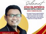 Selamat Atas Dilantiknya Pak Sudarno Sebagai Kepsek SMAN 8 TAMSEL